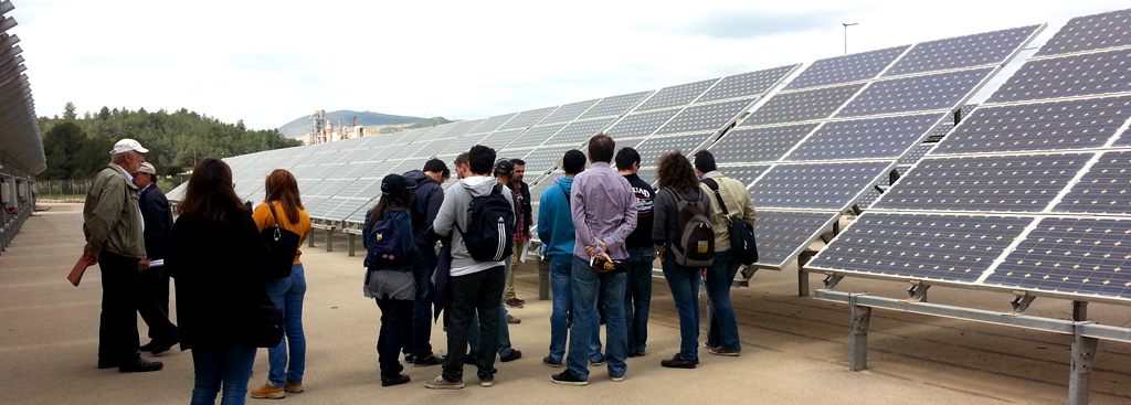 Upv Solar visita-campo-solar-fotovoltaico-curso-upv | Curso de Energía Solar ...